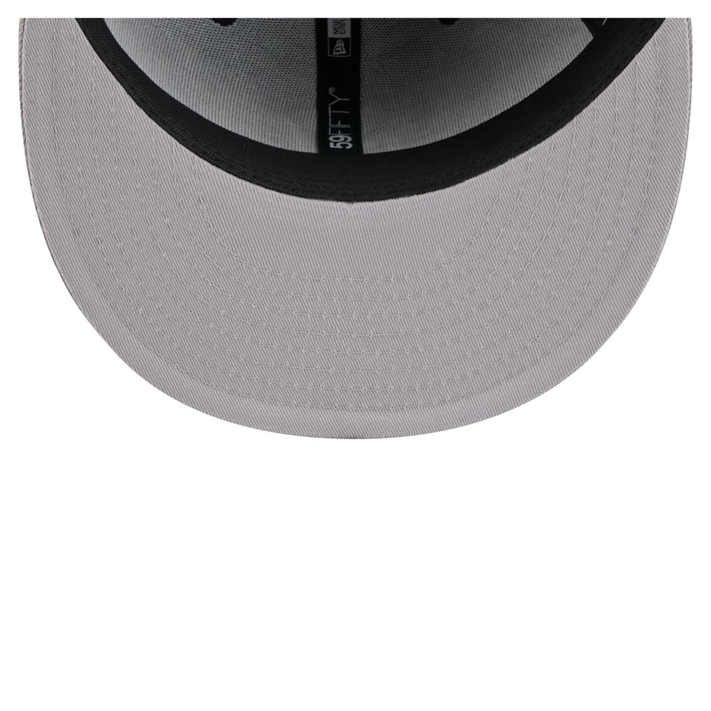 New York Yankees New Era Retro Pattern 59FIFTY Fitted Hat - Navy/Gray