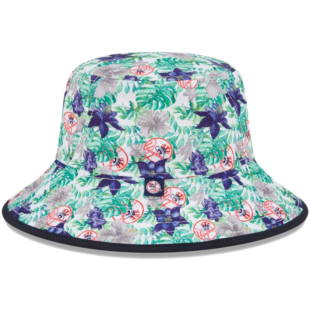 NWOT American Needle Floral Jacquard Yankees Bucket Hat NEW YORK YANKEES JET BLACK ICY FLORAL ALL OVER SUBLIMATED  main image 3