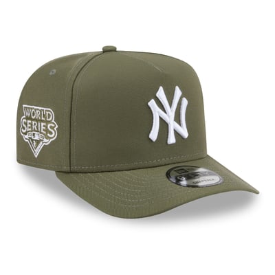New York Yankees New Era Evergreen A-Frame 9FIFTY Snapback Hat - Olive