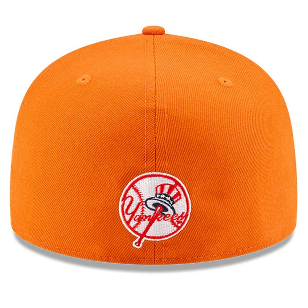 Casquette Homme Bleu Marine Et Orange Neuve - Taille Unique - Sans étiquette
