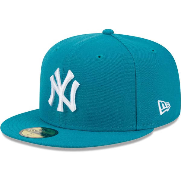 New Era Turquoise Crystal-Embellished NY Cap Unboxing a @yankees embellished hat by @glitzzgalore ! Thank  main image 3