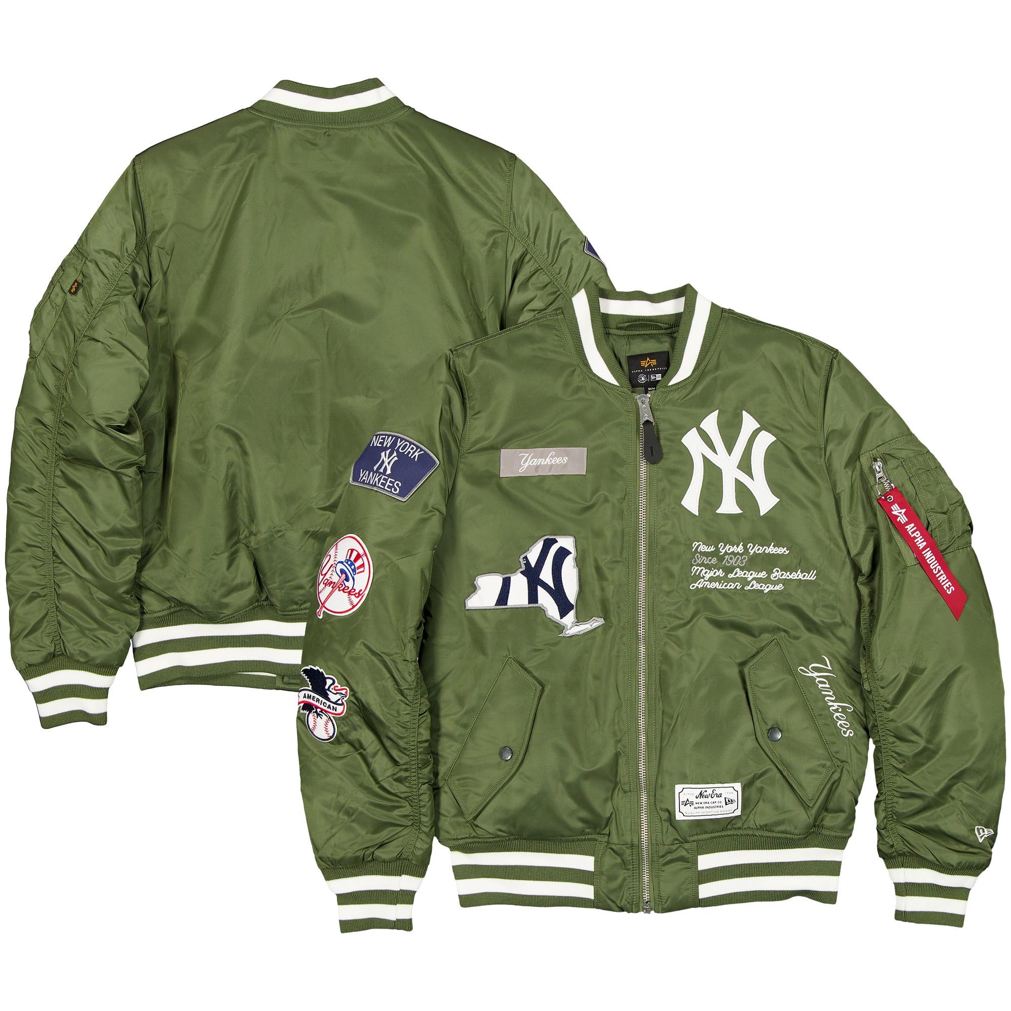 New York Yankees New Era x Alpha Industries Full-Zip Bomber Jacket 