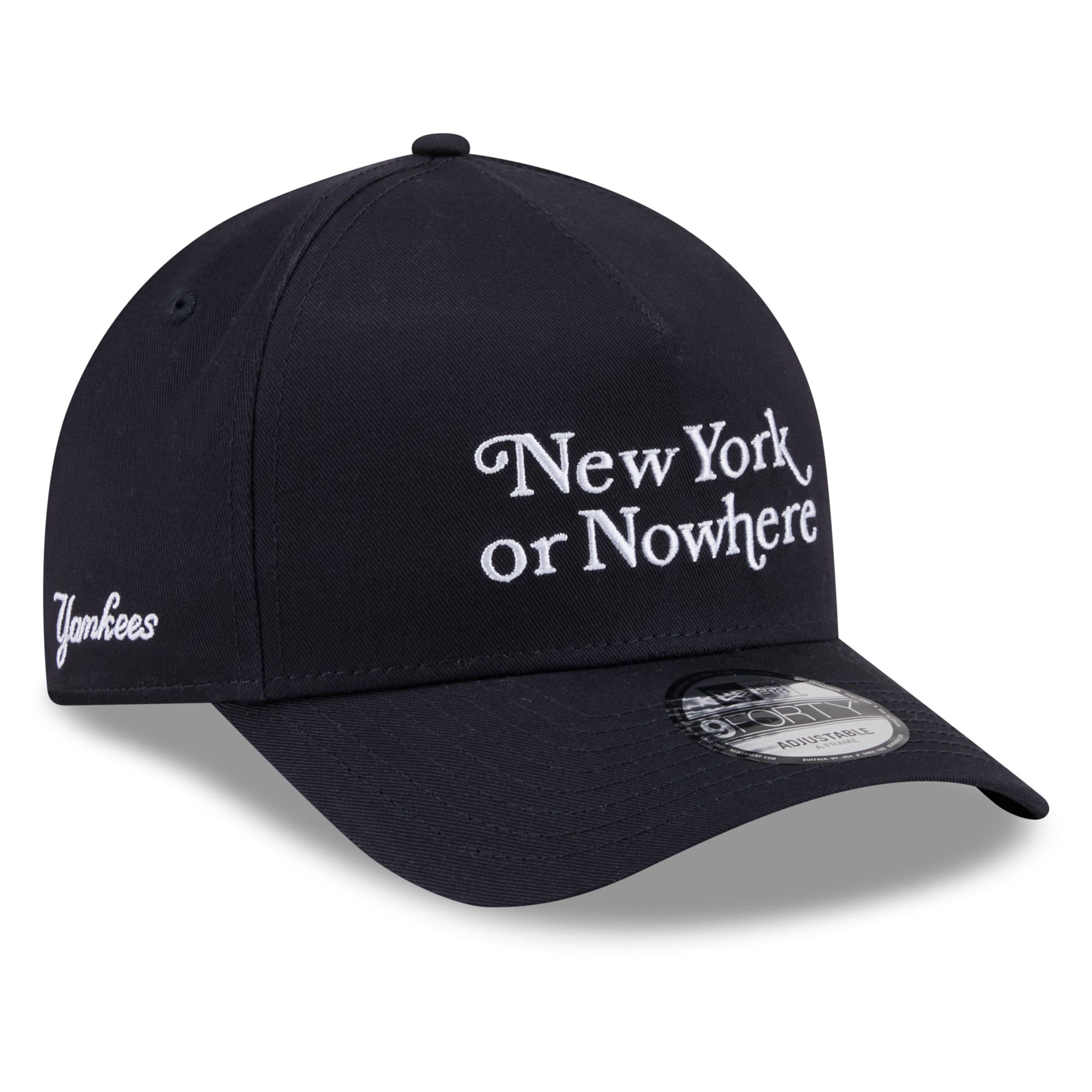 Men's New York Yankees New York or Nowhere x New Era Navy Slogan Logo ...