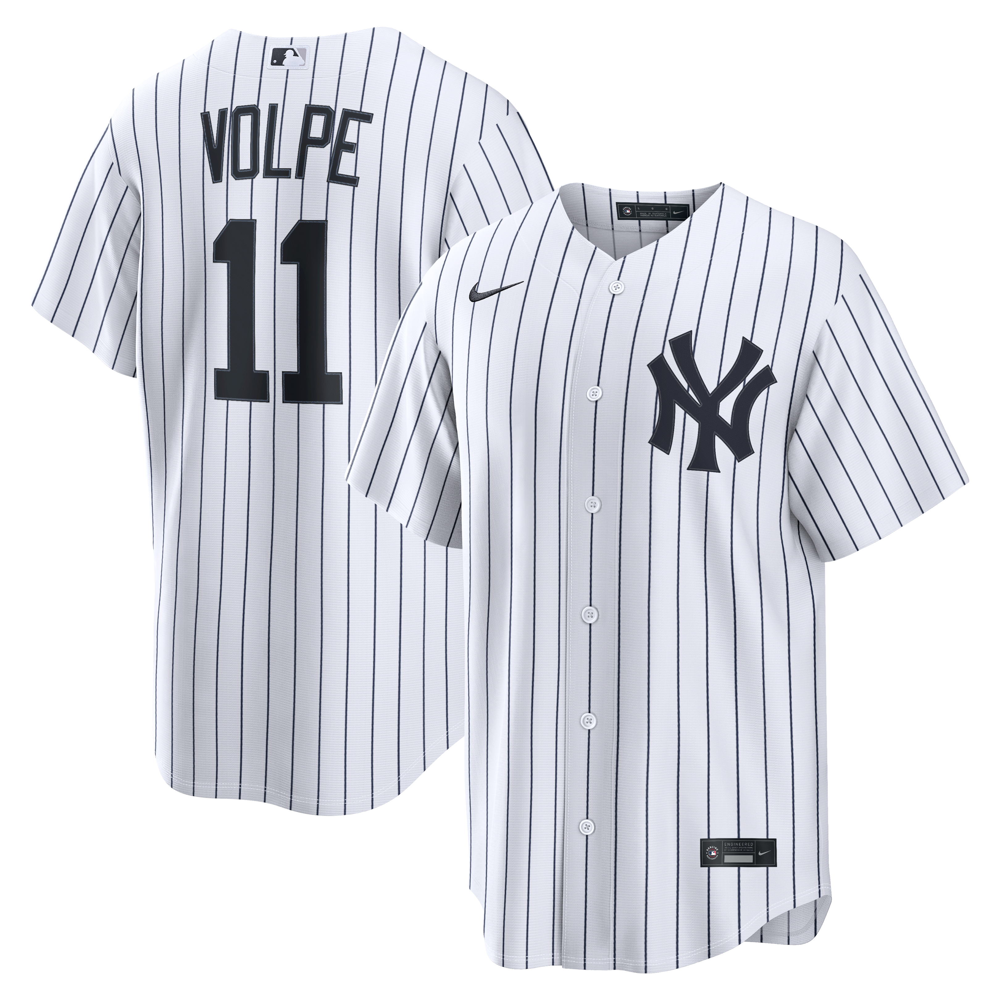Anthony Volpe New York Yankees Home Replica Jersey White