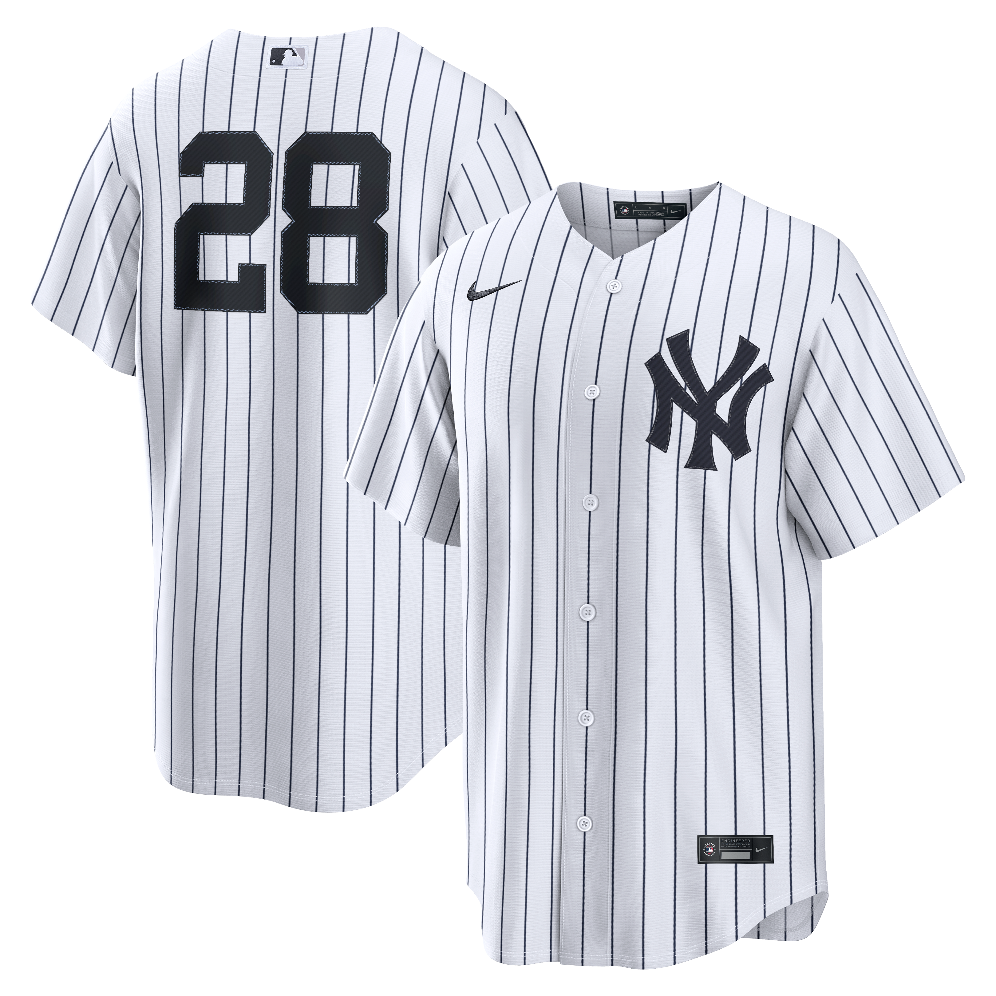 Austin Wells New York Yankees Home Replica Jersey White