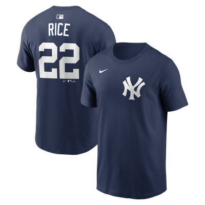 Ben Rice New York Yankees Nike Home Name & Number T-Shirt - Navy