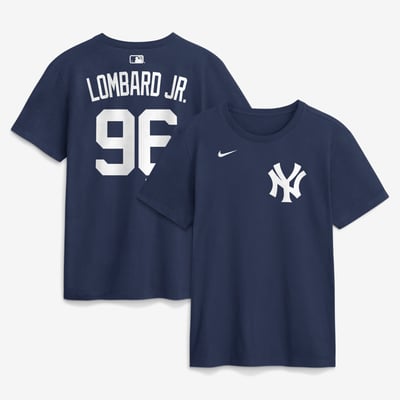 George Lombard Jr. New York Yankees Nike Home Name & Number T-Shirt - Navy