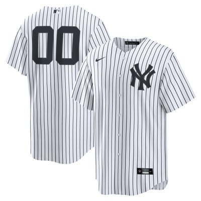 New York Yankees Nike Home Stadium Custom Jersey - White