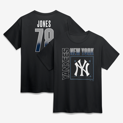 Spencer Jones New York Yankees Home Field Pop Name & Number T-Shirt - Black