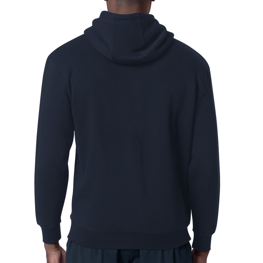 New York Yankees Starter Team Mesh Print Graphic Pullover Hoodie - Navy