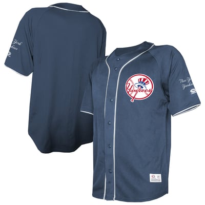 New York Yankees Stitches Team Color Full-Button Jersey - Navy