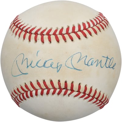 Mickey Mantle New York Yankees Autographed Fanatics Authentic Baseball - PSA Z3563