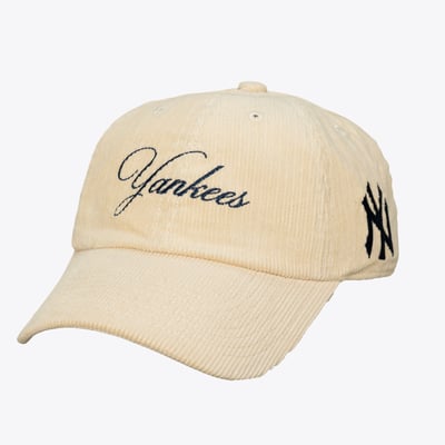  New York Yankees Mitchell & Ness Heritage Hues Strapback Hat - Cream