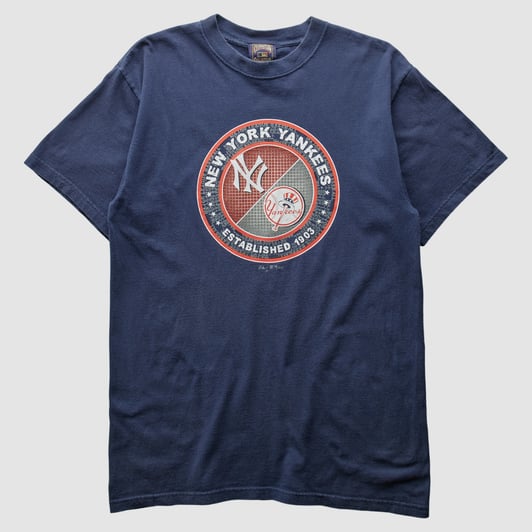 New York Yankees 2004 T-Shirt - Navy - M By Fanatics Real Vintage