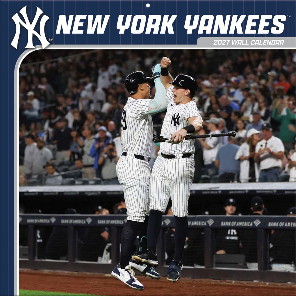 New York Yankees 2027 12” x 12” Team Wall Calendar
