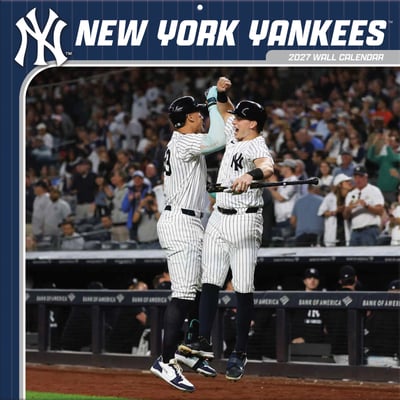 New York Yankees 2027 12” x 12” Team Wall Calendar