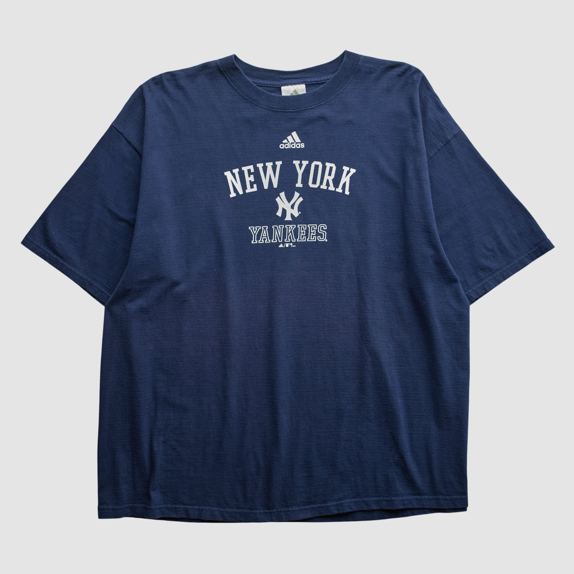 New York Yankees Adidas 2000s T-shirt - Navy - 2XL by Fanatics 