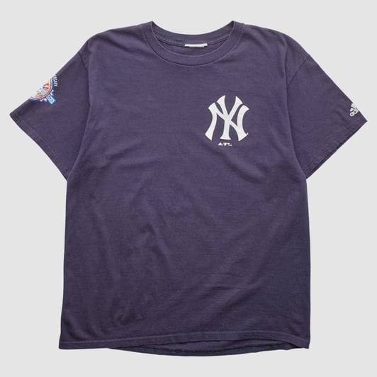 New York Yankees Adidas 2003 T-shirt - Navy - L by Fanatics Real Vintage