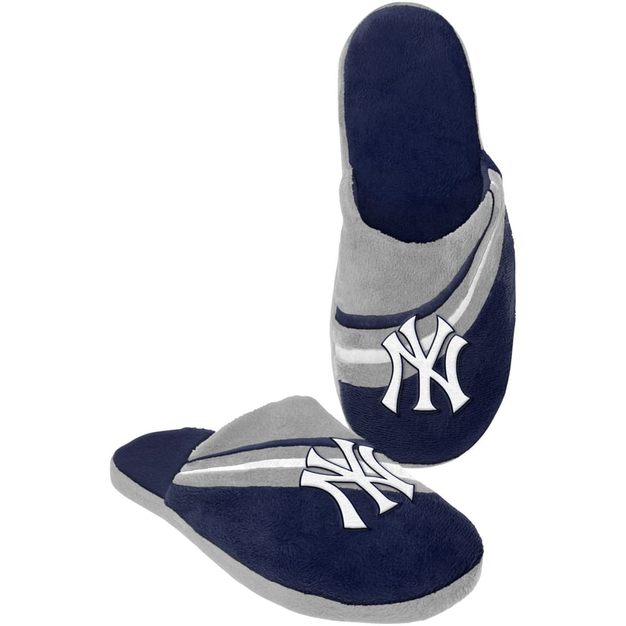 New York Yankees Big Logo Slide Slippers - Navy Blue