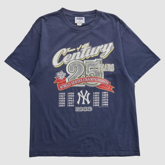 New York Yankees CSA 1999 T-shirt - Navy - M by Fanatics Real Vintage