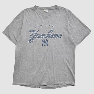 New York Yankees CSA 2000s T-shirt - Heather Gray - L by Fanatics Real Vintage