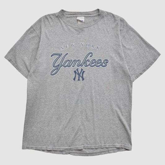 New York Yankees CSA 2000s T-shirt - Heather Gray - L by Fanatics Real Vintage
