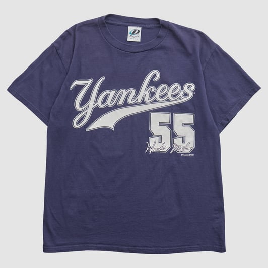 New York Yankees Dynasty 2004 T-shirt - Navy - M by Fanatics Real Vintage