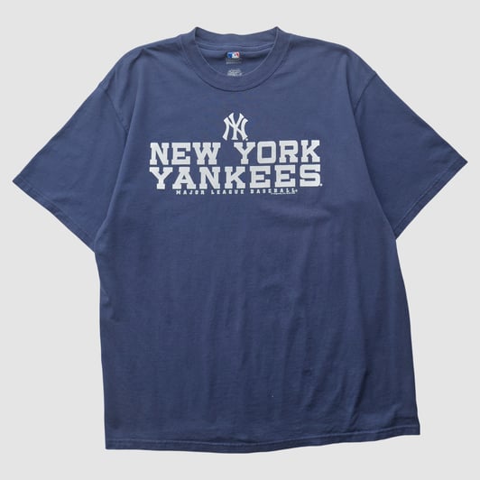 New York Yankees Genuine Merchandise 2000s T-shirt - Navy - L by Fanatics Real Vintage