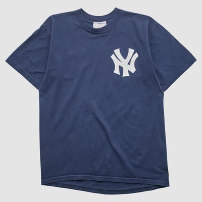 New York Yankees Genuine Merchandise 2000s T-shirt - Navy - L by Fanatics Real Vintage