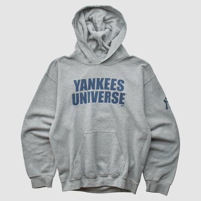 New York Yankees Gildan 2010s Hooded Pullover Sweatshirt - Gray - XS by Fanatics Real Vintage