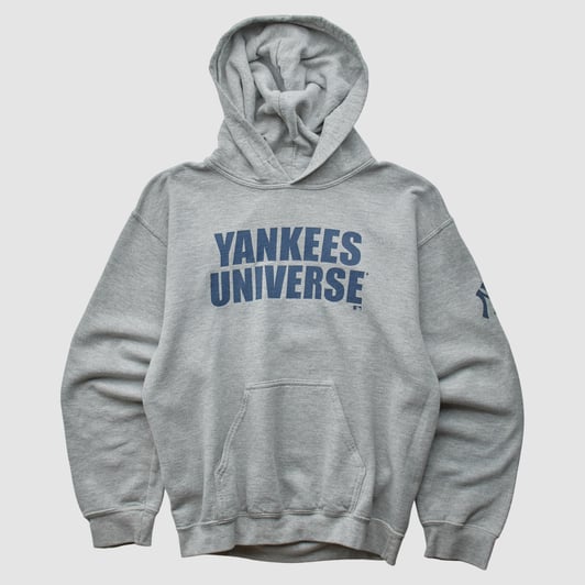 New York Yankees Gildan 2010s Hooded Pullover Sweatshirt - Gray - XS by Fanatics Real Vintage