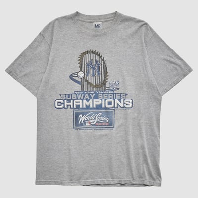 New York Yankees Lee Apparel 2000 T-shirt - Heather Gray - L by Fanatics Real Vintage