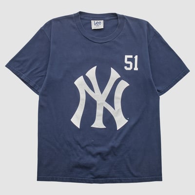 New York Yankees Lee Apparel 2000 T-shirt - Navy - M by Fanatics Real Vintage