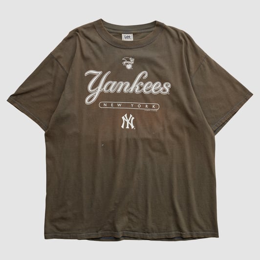 New York Yankees Lee Apparel 2000s T-shirt - Brown - 2XL by Fanatics Real Vintage