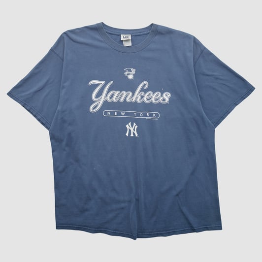 New York Yankees Lee Apparel 2000s T-shirt - Navy - 2XL by Fanatics Real Vintage