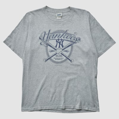 New York Yankees Lee Apparel 2001 T-shirt - Heather Gray - XL by Fanatics Real Vintage