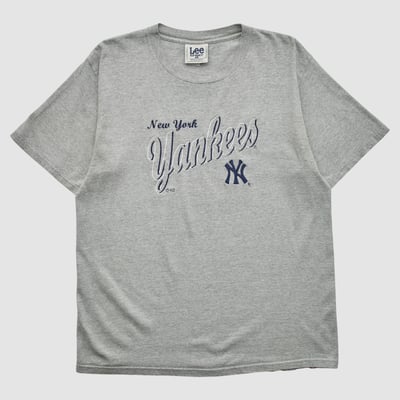 New York Yankees Lee Apparel 90s T-shirt - Heather Gray - M by Fanatics Real Vintage