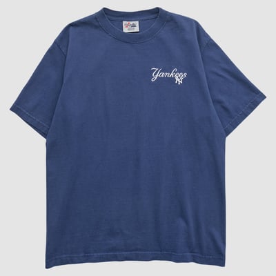 New York Yankees Majestic 2000s T-shirt - Navy - L by Fanatics Real Vintage