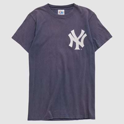 New York Yankees Majestic 2000s T-shirt - Navy - XS by Fanatics Real Vintage