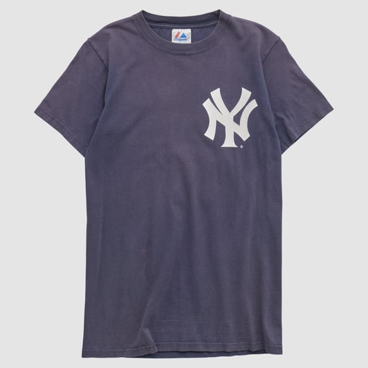 New York Yankees Majestic 2000s T-shirt - Navy - XS by Fanatics Real Vintage