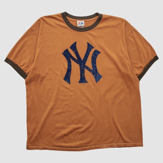 New York Yankees Majestic 2004 T-shirt - Clay - 3XL by Fanatics Real Vintage