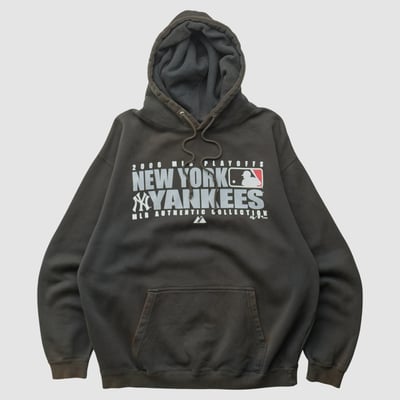 New York Yankees Majestic 2006 Hooded Pullover Sweatshirt - Black - M by Fanatics Real Vintage