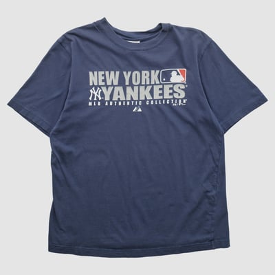 New York Yankees Majestic 2007 T-shirt - Navy - M by Fanatics Real Vintage