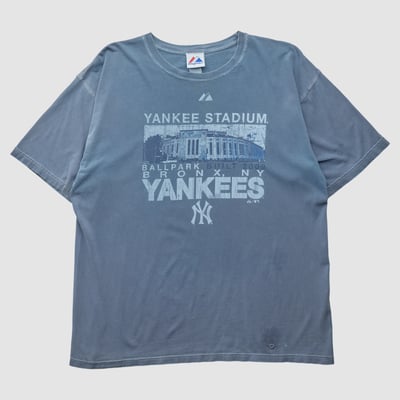 New York Yankees Majestic 2009 T-shirt - Blue - L by Fanatics Real Vintage
