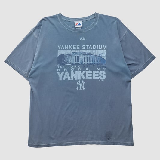 New York Yankees Majestic 2009 T-shirt - Blue - L by Fanatics Real Vintage