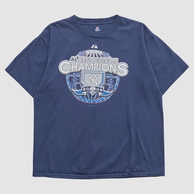 New York Yankees Majestic 2009 T-shirt - Navy - L by Fanatics Real Vintage