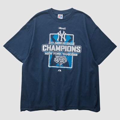 New York Yankees Majestic 2009 T-shirt - Navy - XL by Fanatics Real Vintage