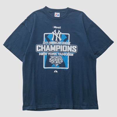 New York Yankees Majestic 2009 T-shirt - Navy - XL by Fanatics Real Vintage