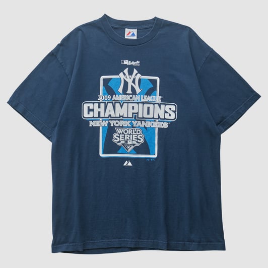 New York Yankees Majestic 2009 T-shirt - Navy - XL by Fanatics Real Vintage