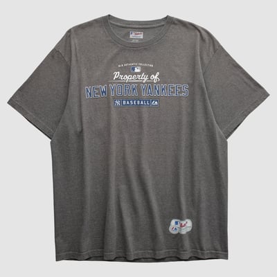 New York Yankees Majestic 2010s T-shirt - Dark Heather Gray - XL by Fanatics Real Vintage